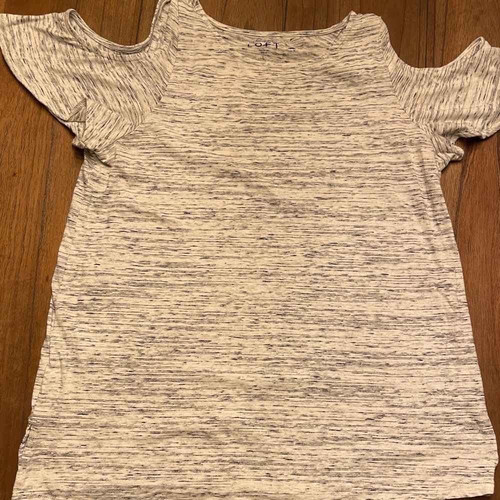 Loft Cold Shoulder Top